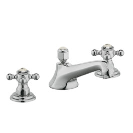 Kludi Adlon Waschtischarmatur 125mm, mit Ablaufgarnitur, DN15, chrom 510460520
