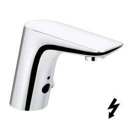Kludi Balance elektronische Waschtisch-Armatur ohne Ablaufgarnitur, chrom, Niederdruck 5220205