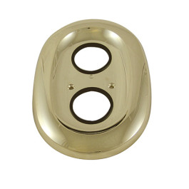 Kludi Rosette mit Schrauben messing 7526845-00