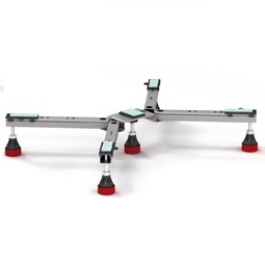 Mepa Brausewannenfuß BW 5 SF für superflache Duschwannen mit ADS, höhenverstellbar von 85 bis 105mm 150140