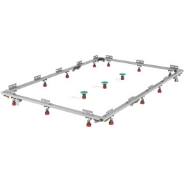 Mepa Montagerahmen SF Rechteck superflache Duschwannen 120/180 150177