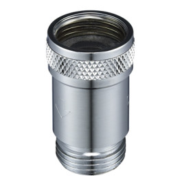 Neoperl Rückflussverhinderer-Nippel verchromt, IG x AG, 1/2'' x 1/2'' DW15 30444411
