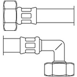 Neoperl Techline NT Panzerschlauch DN 25 AG X CF 1'' 100cm 32908511