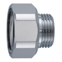 Neoperl Reduktion Messing verchromt, IG 1/2'' x AG 3/8'' 50050494