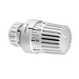 Oventrop Thermostatkopf ''Uni LD'' 7-28 C, 0 * 1-5, Flüssig-Fühler, weiß 1011475