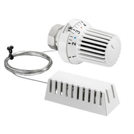 Oventrop Thermostatkopf ''Uni XH'' 7-28 C, 0 * 1-5, Fernfühler 2m, weiß 1011565