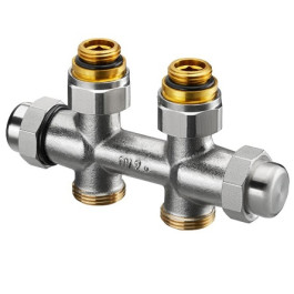 Oventrop Multiflex FQ Verschraubung für G 1/2 IG, Durchgang, G 1/2 AG x 3/4 AG 1015873