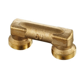 Oventrop Montagebrücke DN20, 3/4''AG, für Kompakt-Heizkörper, Abstand 50mm 1016452