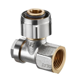 Oventrop Absperrwinkelverschraubung Combi 3 ''Multiflex F'', 3/4''ÜM x 1/2''IG 1016567