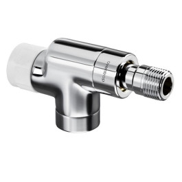 Oventrop Thermostatventil ''E'' DN15, 1/2'', PN10, Axial, verchromt 1163252