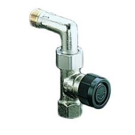 Oventrop Durchgangsventil mit Bogen 1/2'' für ''Bypass-Combi'' Uno/Duo 1181304
