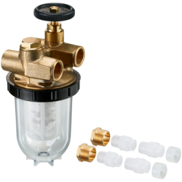 Oventrop Set Zweistrang-Heizölfilter bestehend aus Filter und Quetschringverschraubung 2120153