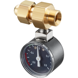 Oventrop Unterdruckmanometer mit Anschlussstück, 3/8 ÜMxG3/8m, Innenkonus 2120585