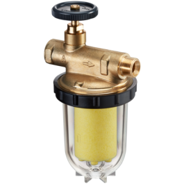 Oventrop Heizölfilter-Einstrang ''Oilpur E A'' 3/8IGx3/8AG, Siku 50-75my 2123561