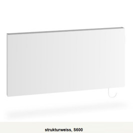 Kermi Heizkörper x-therm +e Plan horizontal Typ 21 H: 60 L: 120cm Strukturweiß, mit Stecker, 1750 Watt P1E21060120S60064K