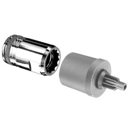 Schell Adapter QUICK Stecktechnik Schaftlänge 55, 1/2'', ASAG, chrom 007010699