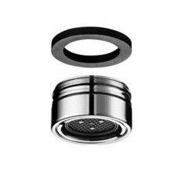 Schell Strahlregler diebstahlgeschützt max. 1,5 gpm ca. 5,7l/min, AG M24x1, chrom 021210699