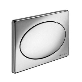 Schell WC-Betätigungsplatte Start-Stopp, chrom ohne Schell Logo 032620699