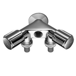 Schell Nebenanschluss-Doppelventil COMFORT RV, Schlauchanschluss, 1/2'', chrom 033680699
