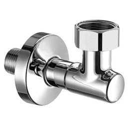 Schell Wasserzähler-Anschlussbogen Plombiervorrichtung, 3/4'' Überwurfmutter, 1/2'', chrom 101020699