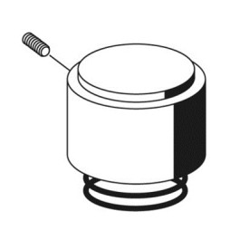 Schell Betätigungshaube, Druckfeder für WC-Druckspüler EDITION, chrom 230460699