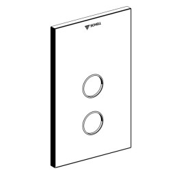 Schell Frontplatte LINUS D-SC-T für UP-Dusche, 273x173, chrom 252330699