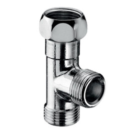 Schell T-Stück für Nebenanschluss-und Spültischventile, 3/8'', chrom 270280699