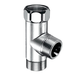 Schell T-Stück für Nebenanschluss- und Spültischventile, 3/4, chrom 270880699