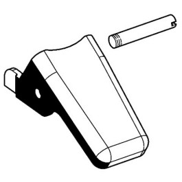 Schell Betätigungshebel für SCHELLOMAT Druckspüler, Modell 2011, chrom 296640699
