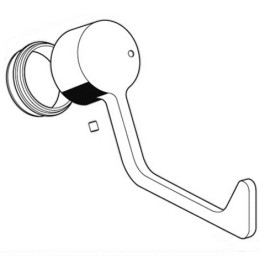 Schell Armhebel VITUS Mischwasser, für Waschtisch-Armatur AH-M, chrom 296860699