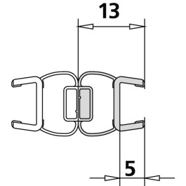 Kermi Magnetleiste für Festfeld FI 1GN 6025704