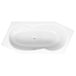 Bette BetteMetric Sechseck-Badewanne L: 2060 B: 900 H:450mm 6841-000