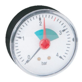 SYR Manometer für Kessel-Sicherheitsgruppe 1962, Anschluss G1/4, Einstellbereich: 0-4 bar 1962.00.903