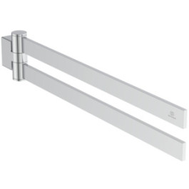 Ideal Standard doppelter Handtuchhalter Conca Cube 447mm chrom T5395AA