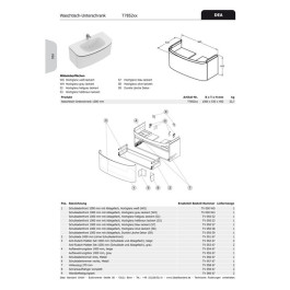 Ideal Standard Metalltrenner Dea, rechts TV05767