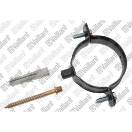 Vaillant Schelle Rohrbefestigung schwarz für Zubehör 303942 (DN 60 PP) # 0020018323