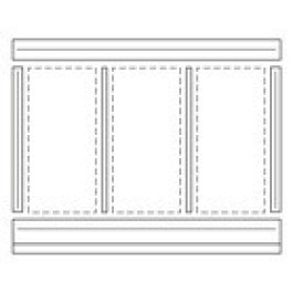 Vaillant Indach-Eindeckrahmen 3x für Neigungen 22-15 Grad 0020059879