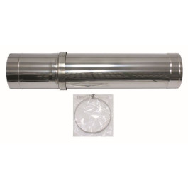 Vaillant Senkrechte Dachdurchführung DN 225/160 Edelstahl für Abgassystem Fassade DN 160 0020095581