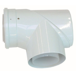 Vaillant Revisions-Bogen 87 Grad d:110/160mm konzentrisch PP, Funktionsverschluss 0020106383
