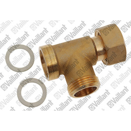 Vaillant T-Stück Durchfluss VPM 20/2 S 60/2 S 0020174699