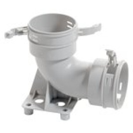 Vaillant Bogen 90 Grad mit Befestigungssockel, Durchmesser 75/62mm mit Dichtungen 0020176830