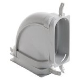 Vaillant Bogen flach 90 Grad horizontal, 52 x 132mm mit Dichtungen 0020180838