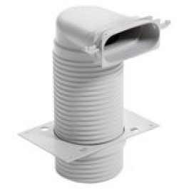Vaillant Ventilanschluss 90 Grad, Durchmesser 125mm für Luftschlauch flach  0020180844