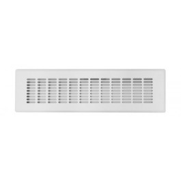 Vaillant Zuluftgitter für Boden-/Wandauslass Langloch weiß, 335 x 95mm, Weiß, nur als Zuluftauslass verwendbar 0020197695