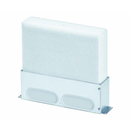Vaillant Boden-Luftauslass, mit 2 Anschlüssen, für Luftschlauch flach 52x132mm 0020203697