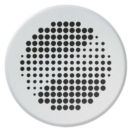 Vaillant Design Abdeckblende rund weiß Durchmesser 125mm, Wave weiß 0020212293