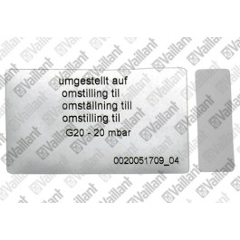 Vaillant Umstellsatz, P-H (DE/AT) für VC 196/3-5 # 0020253190