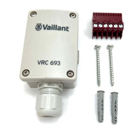 Vaillant Außenfühler VRC 693 # 0020 Wandaufbaufühler, untere Kabeleinführung 0020286879