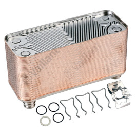 Vaillant Wärmetauscher Brennwert 38 Platten für Gas-Wandheizgerät VCW 204&254/3-E 065132