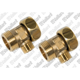 Vaillant Abschlussverschraubung Set 2 Stück, für MAG 11-0/0 (Y) XZ MAG 11-0/0 GX 117263